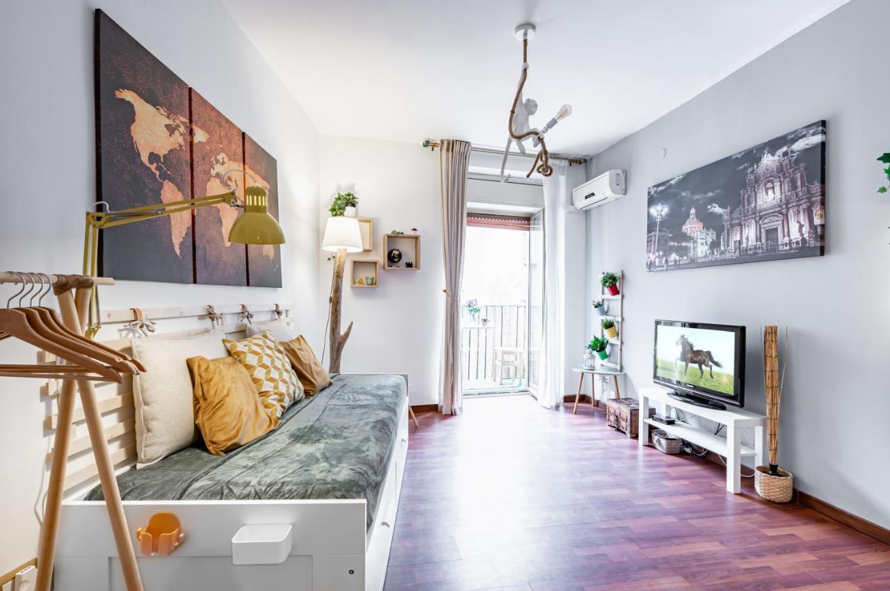 Casa Giuffri - Castello Ursino Flat With Balcony Appartamento Aeroporto di Catania Fontana Rossa